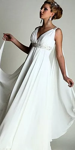 لباس عروس به سبک یونانی