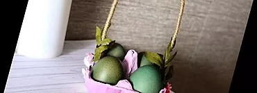 Bakul telur Paskah DIY