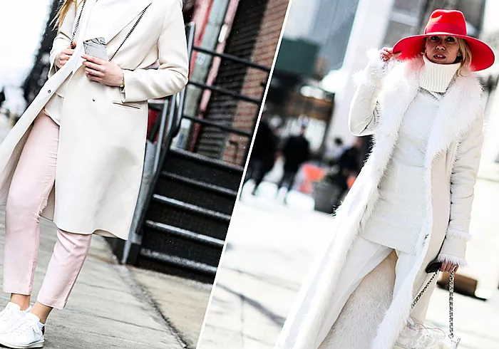 מעיל לבן: מה ללבוש ואיך לנקות אותו