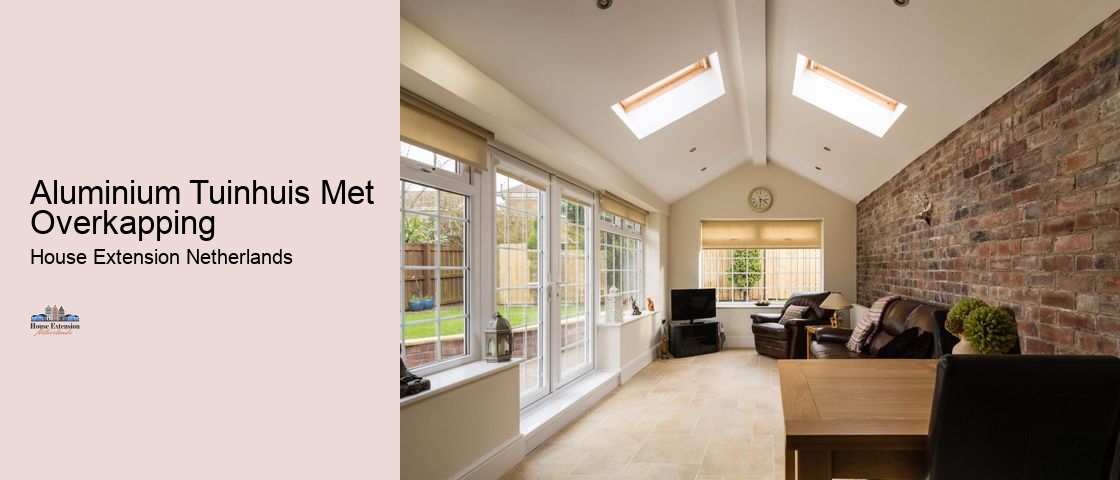 Aluminium Tuinhuis Met Overkapping