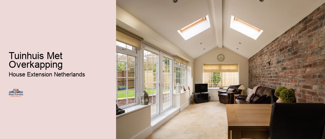 Tuinhuis Met Overkapping