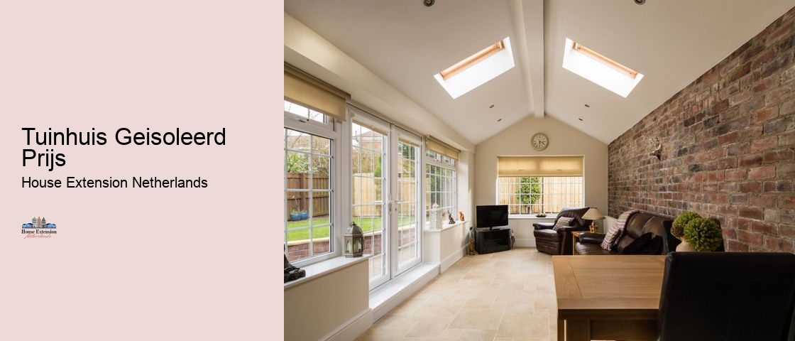 Tuinhuis Geisoleerd Prijs