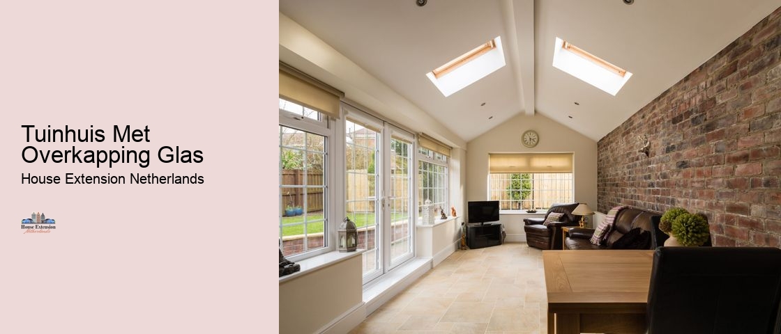 Tuinhuis Met Overkapping Glas