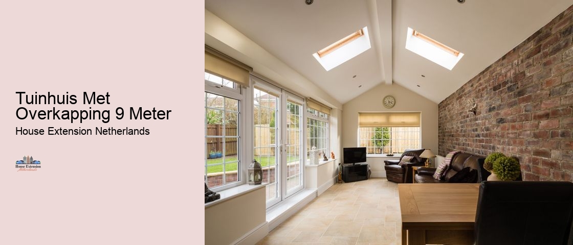 Tuinhuis Met Overkapping 9 Meter