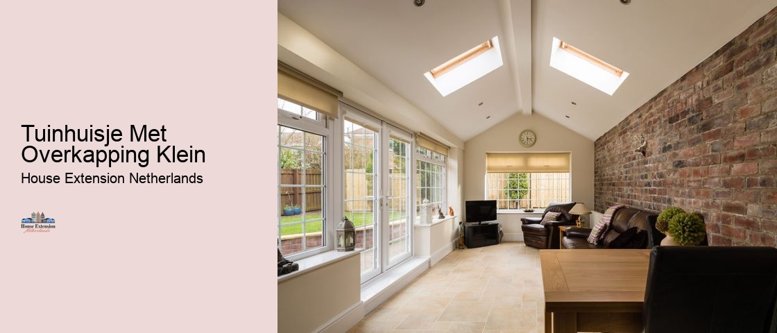 Tuinhuisje Met Overkapping Klein