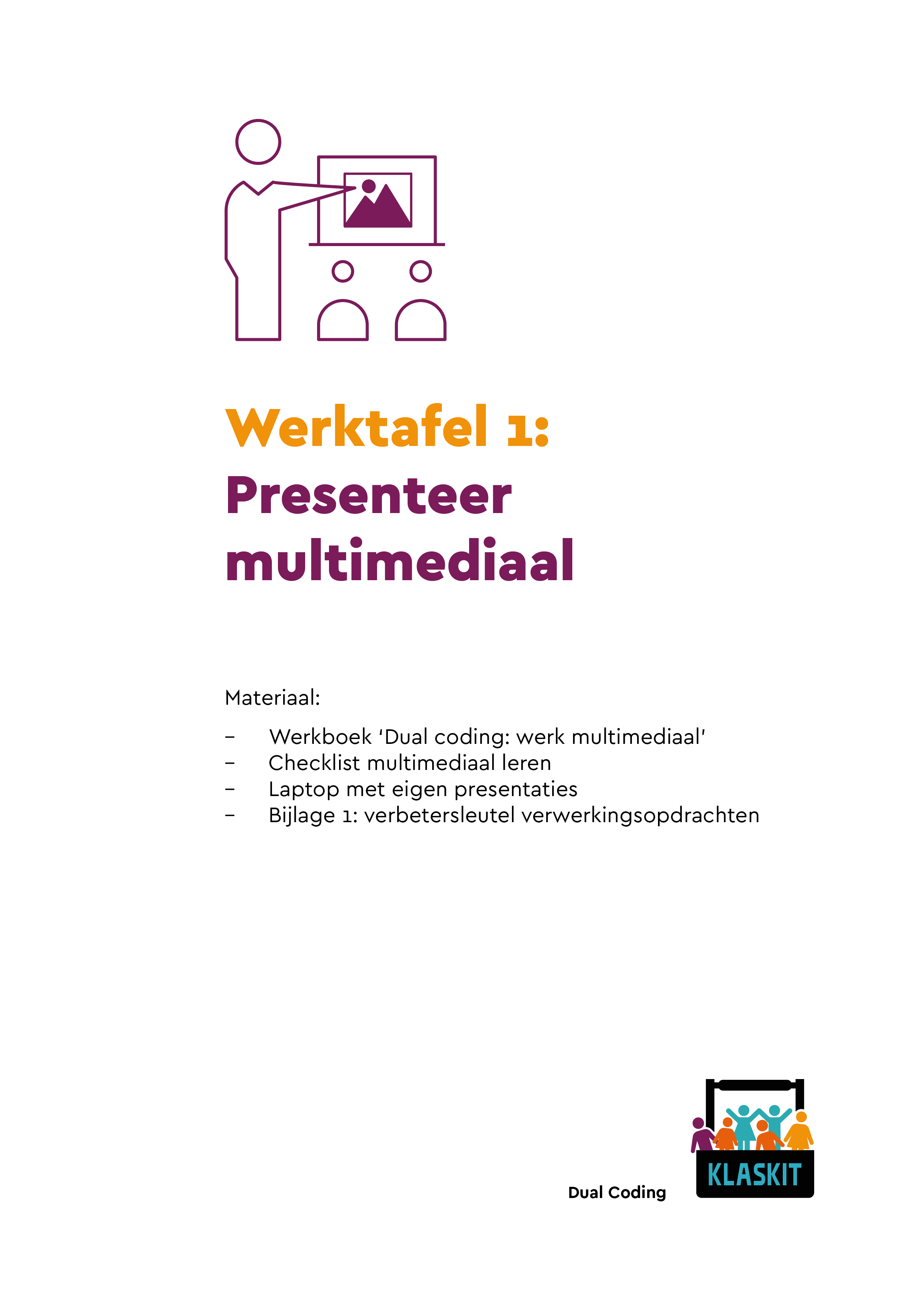 Werktafel 1 – presenteer multimediaal