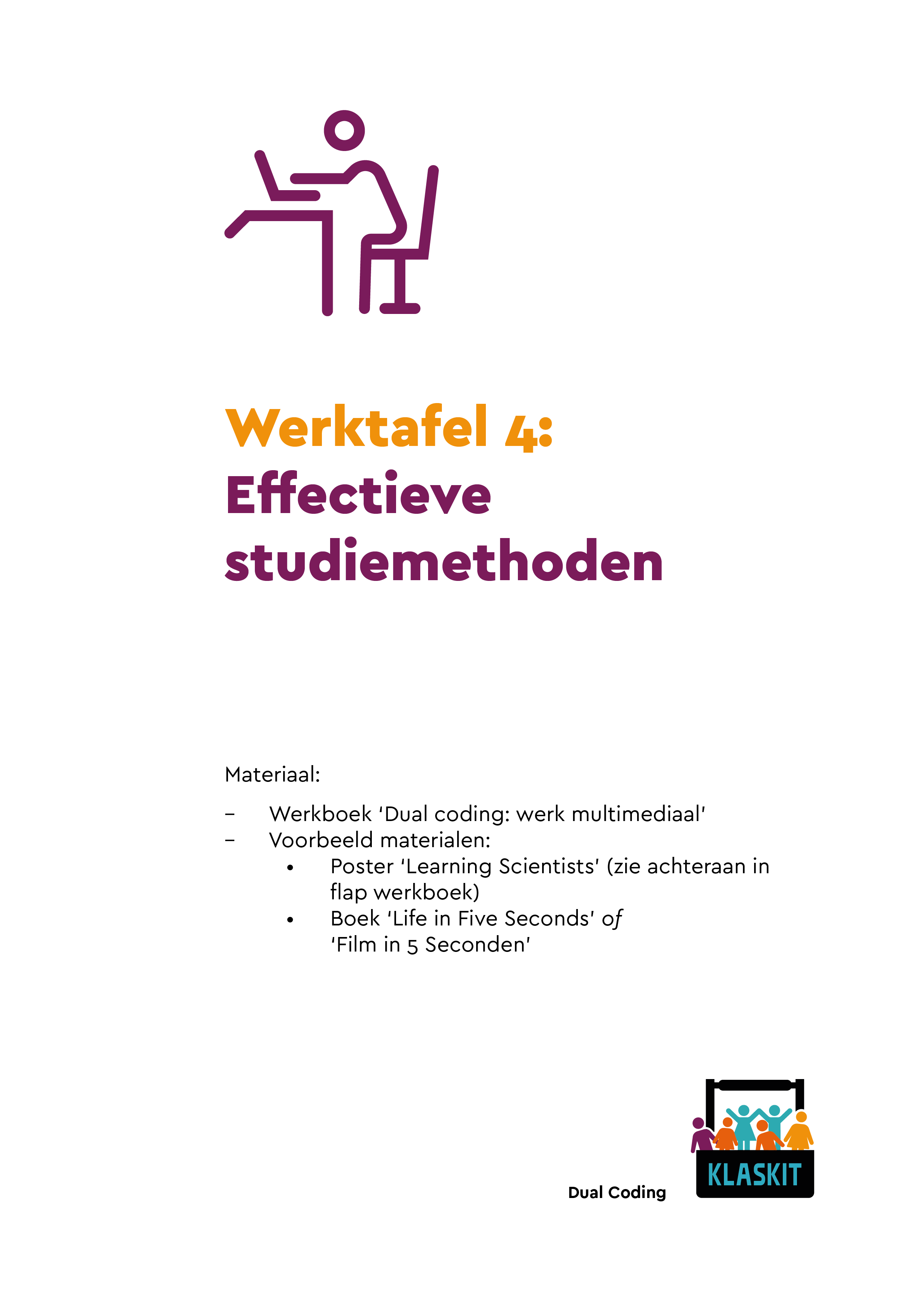 Werktafel 4: Effectieve studiemethoden