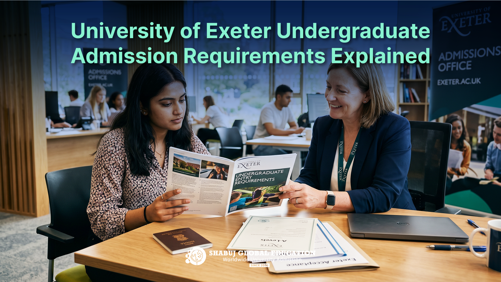 Exeter Undergraduate Admission Requirements