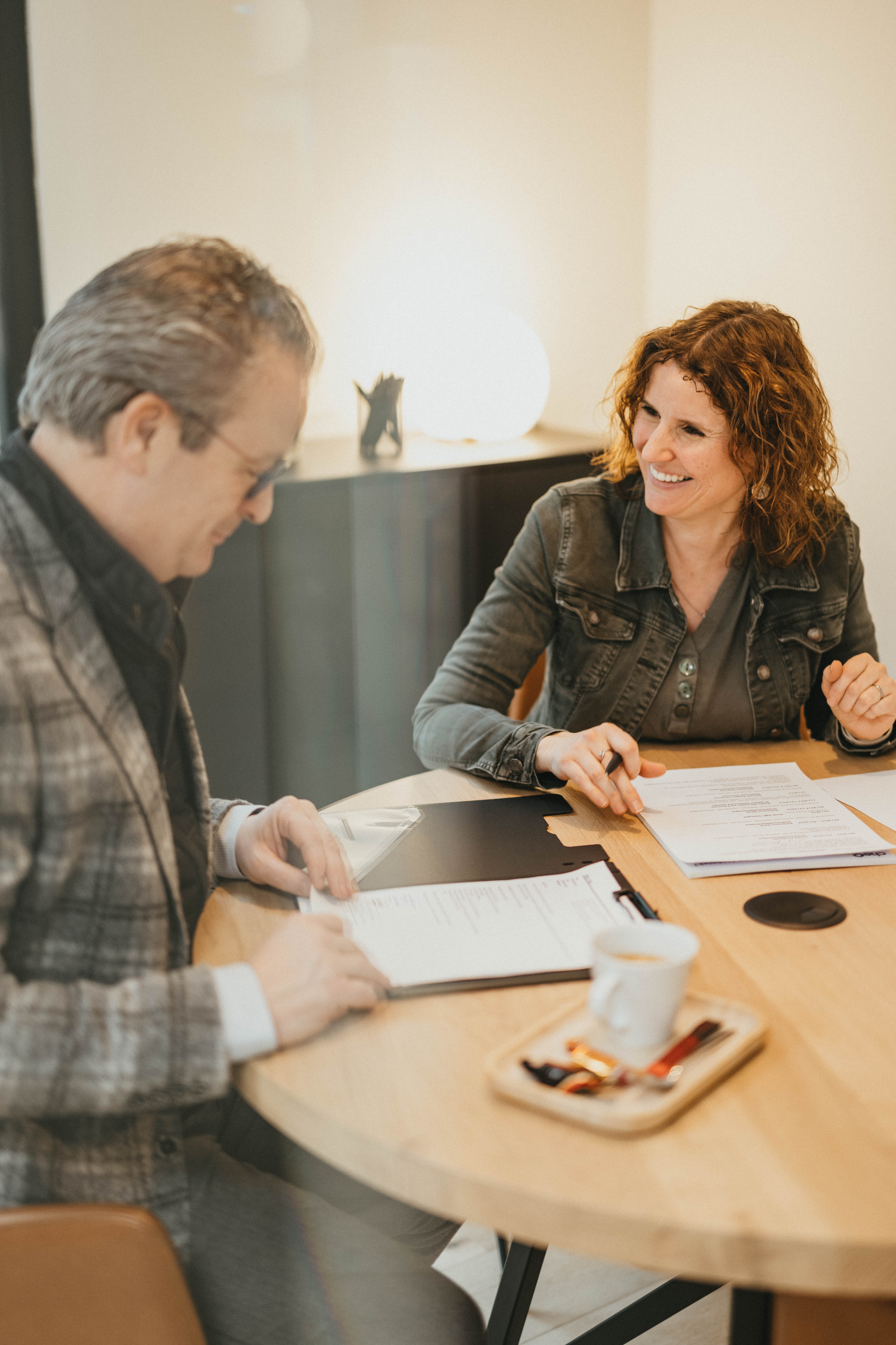 werken bij cheQ2 Ellen en Pascal
