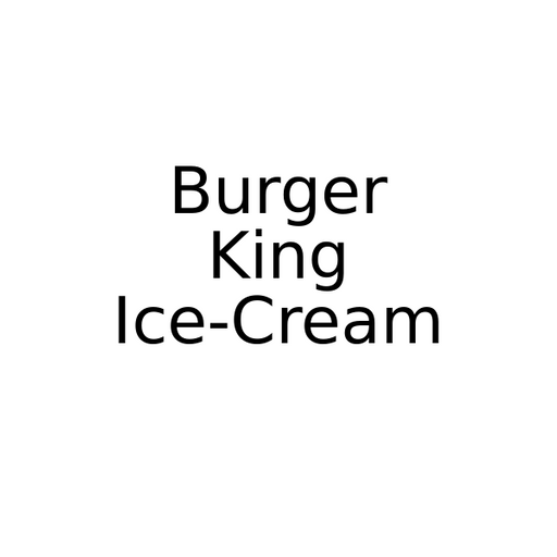 Burger King Ice-Cream