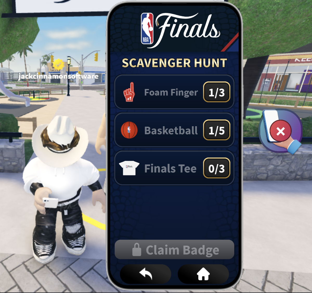 App quest in progress