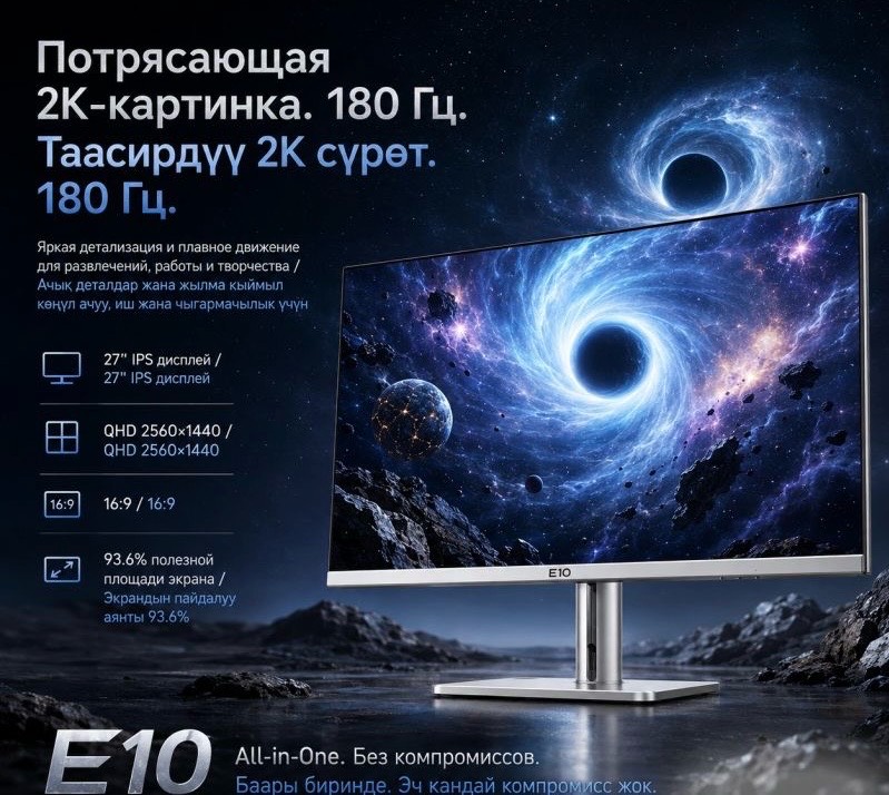 Моноблок Acer Etaio M27 27", Inter Core i5-13420H/ (16GB+512GB) - изображение 4
