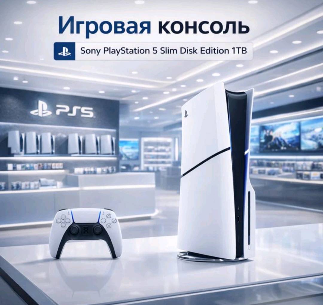 Sony PlayStation 5 Slim Disk Edition 1TB