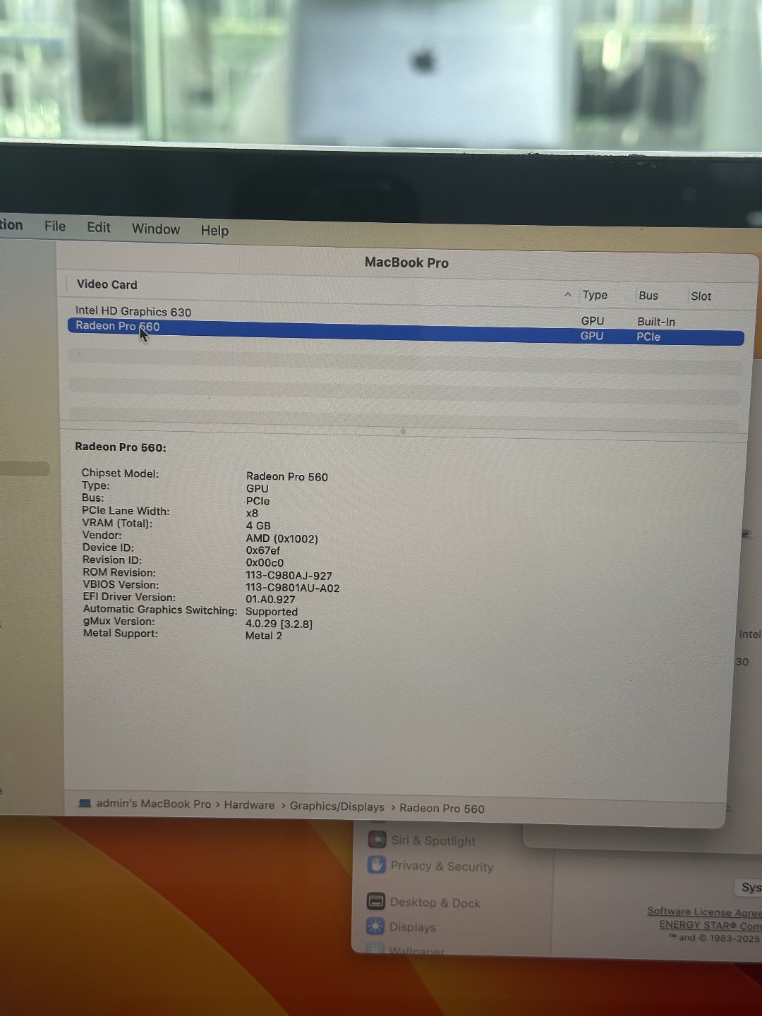 MACBOOK PRO 15/2017 16/512 - изображение 6