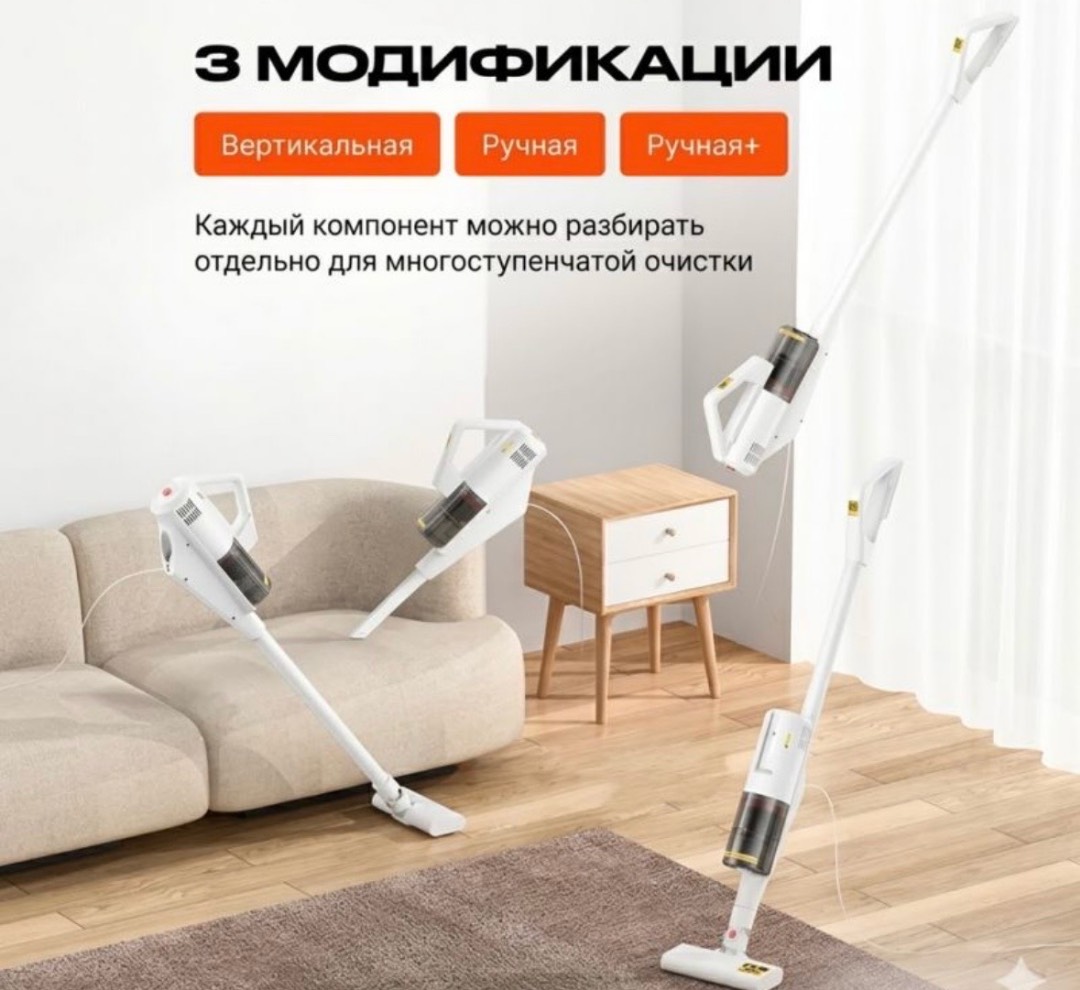 Ручной проводной пылесос Xiaomi Deerma Multipurpose Carrying Vacuum Cleaner DX888 - изображение 8
