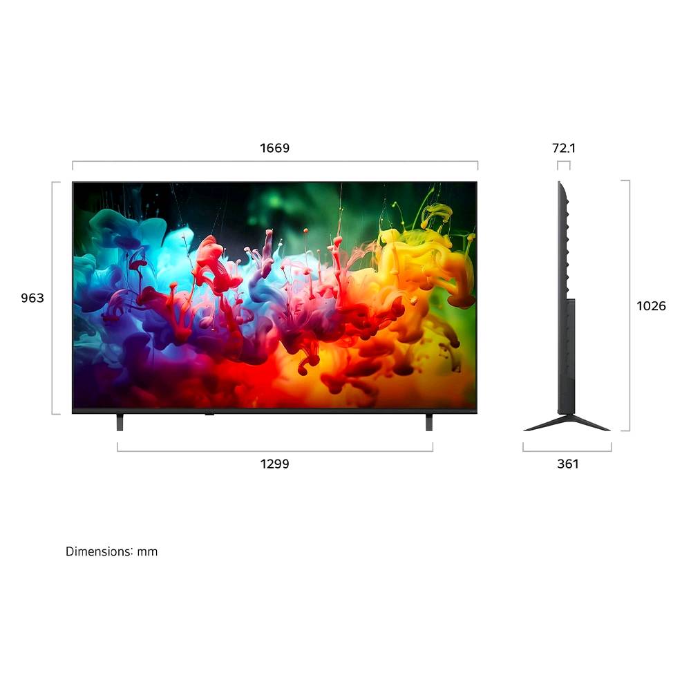 Телевизор LG 75QNED70B6A - изображение 3