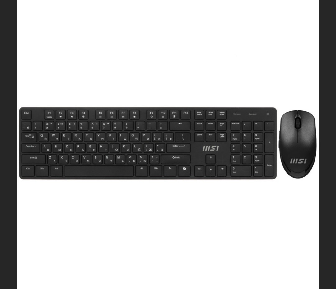 27" Монитор MSI PRO MP273A+кабель+клавиатура и мышь беспроводная - изображение 2