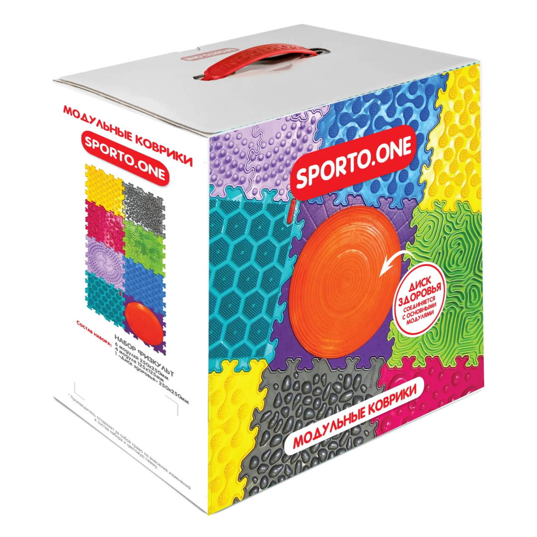 Модульный коврик SPORTO.ONE Физкульт - изображение 4