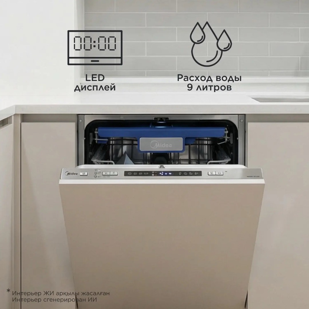 ВСТРАИВАЕМАЯ ПОСУДОМОЕЧНАЯ МАШИНА MIDEA - изображение 5