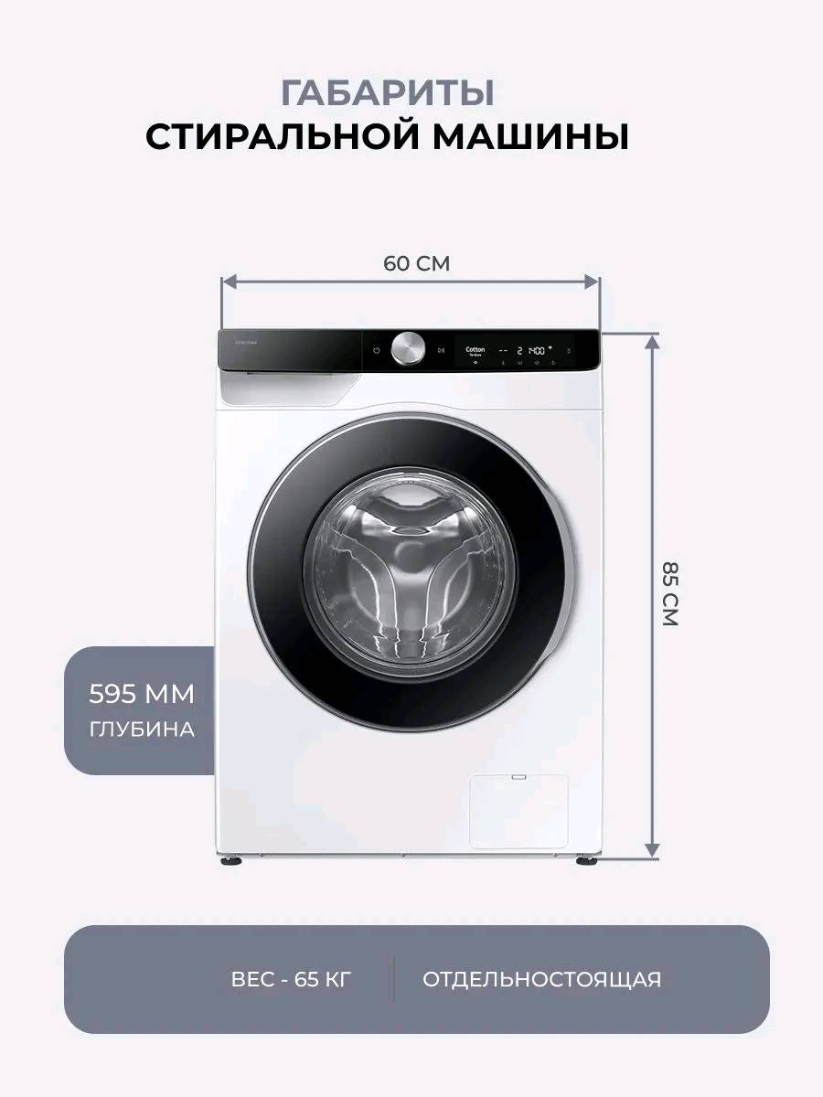 Стиральная машина Samsung WW90DG6U94LKLD - изображение 6