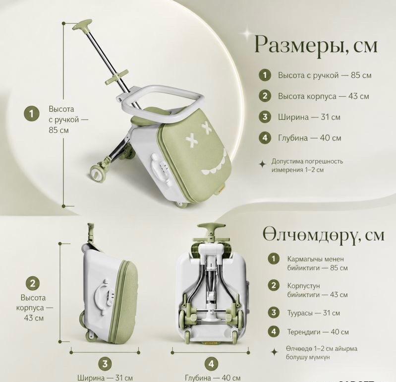 Чемодан трансформер Zinbang - изображение 3