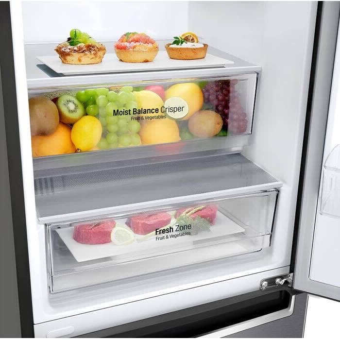 Холодильник LG-GC-B 509 MLWM серый 203 см - изображение 6