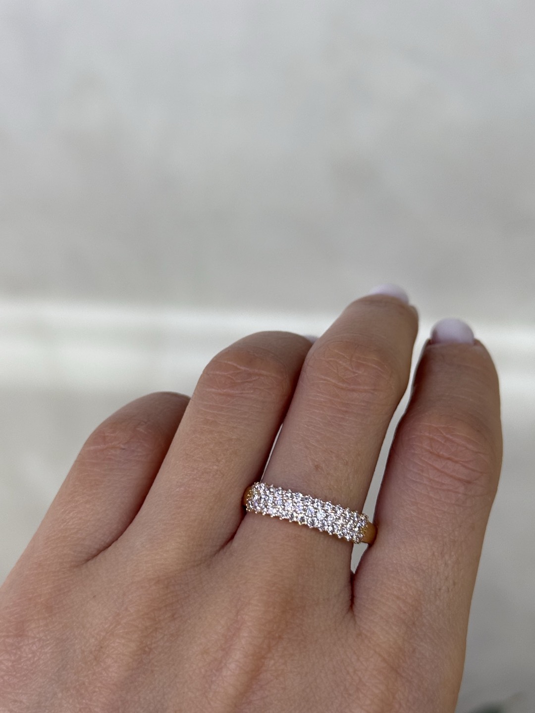 Кольцо с фианитами - изображение 2