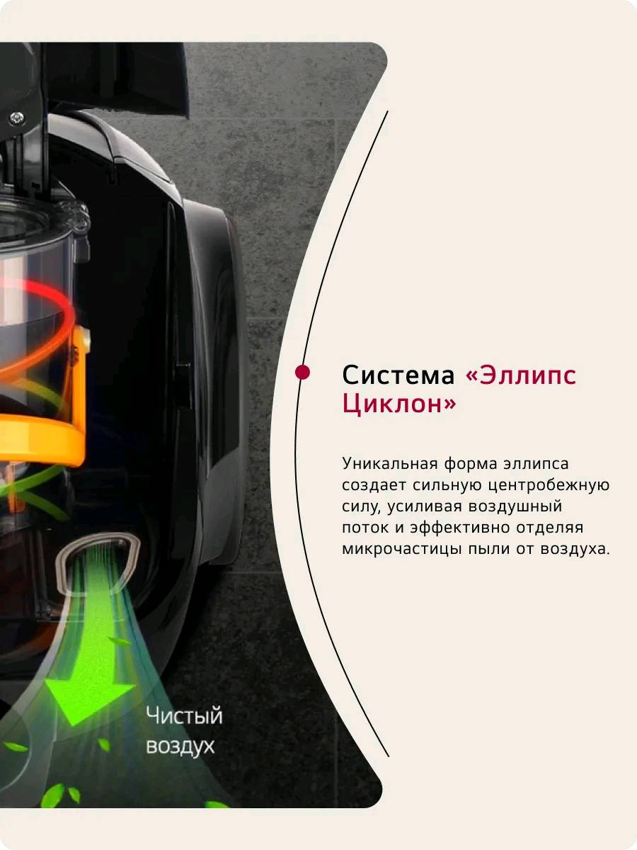 Пылесос LG VC5420NNTS - изображение 3