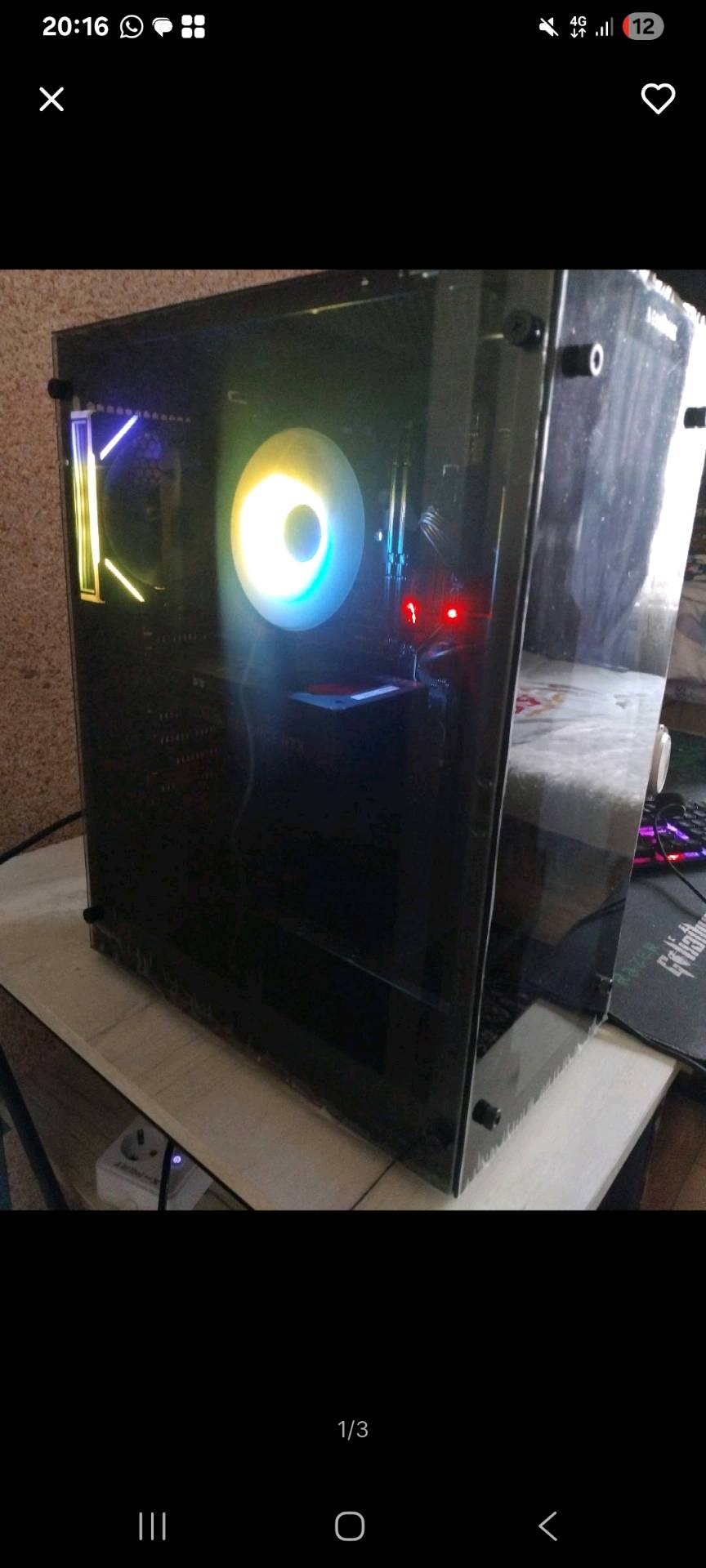 Системный блок ryzen 5 7500f, видеокарта 5060, материнская плата b650m , блок питпние 650 вв, корпус аэромакс - изображение 3