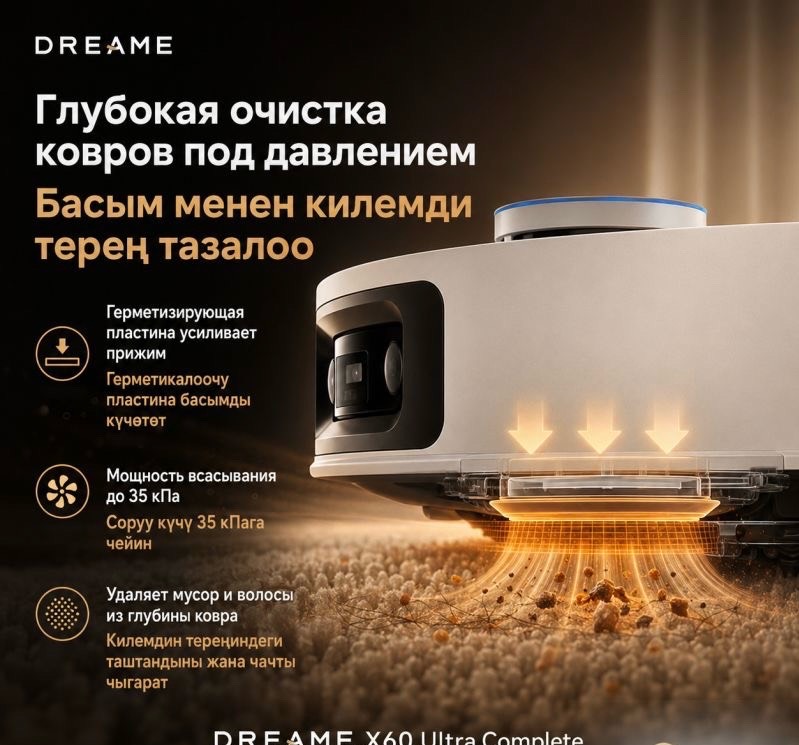 Робот-пылесос Dreame X60 Ultra Complete - изображение 2