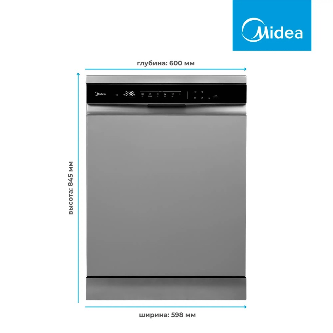 🔥 Midea — полноразмерная посудомоечная машина 60 см - изображение 2