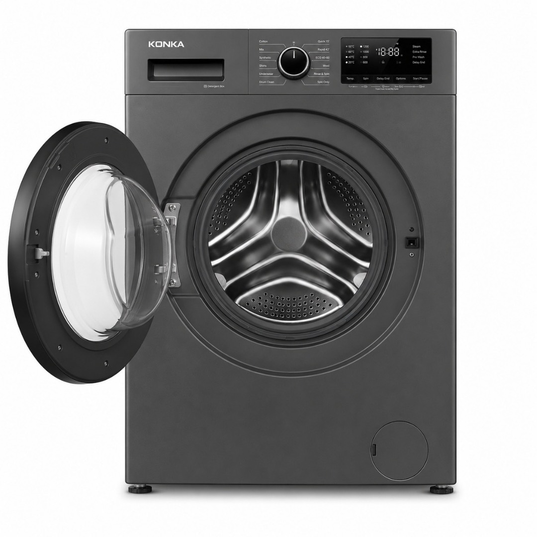 Стиральная машина KONKA KG70-B13J12-G (7кг/сер) - изображение 2