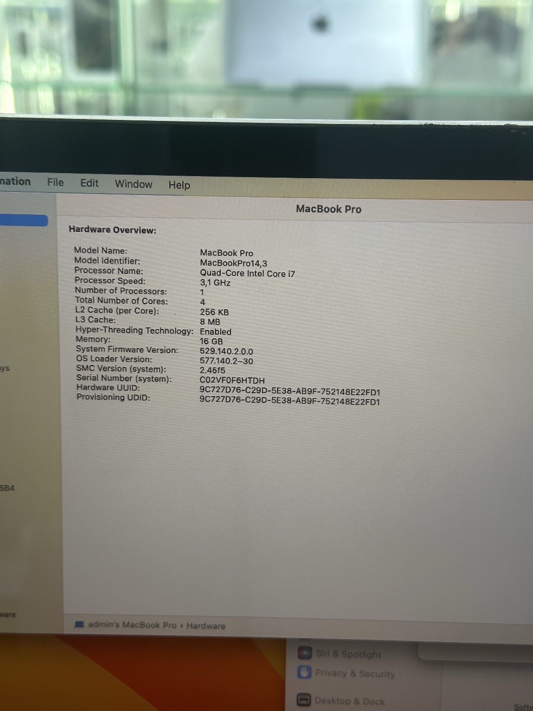 MACBOOK PRO 15/2017 16/512 - изображение 7