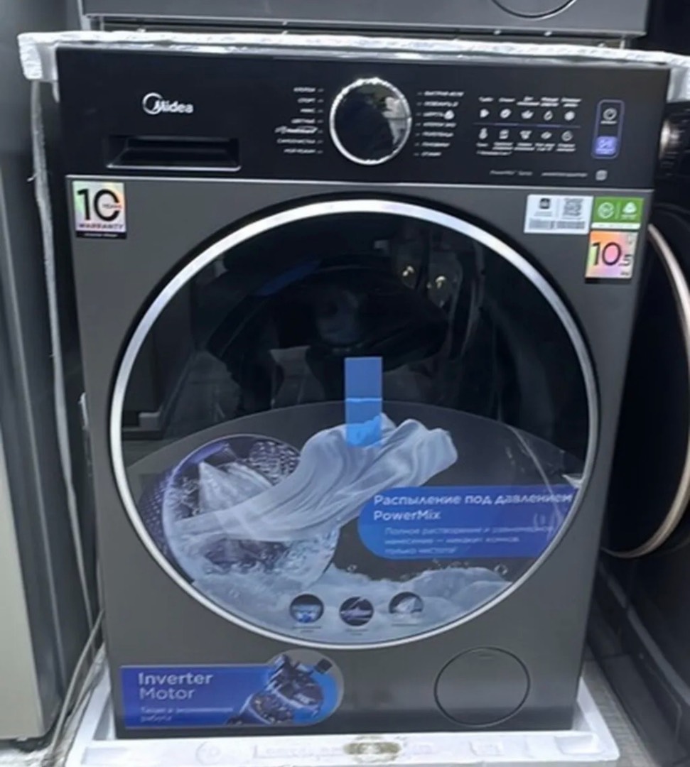 -Стиральная машина Midea с фронтальной загрузкой, серия PowerMix.