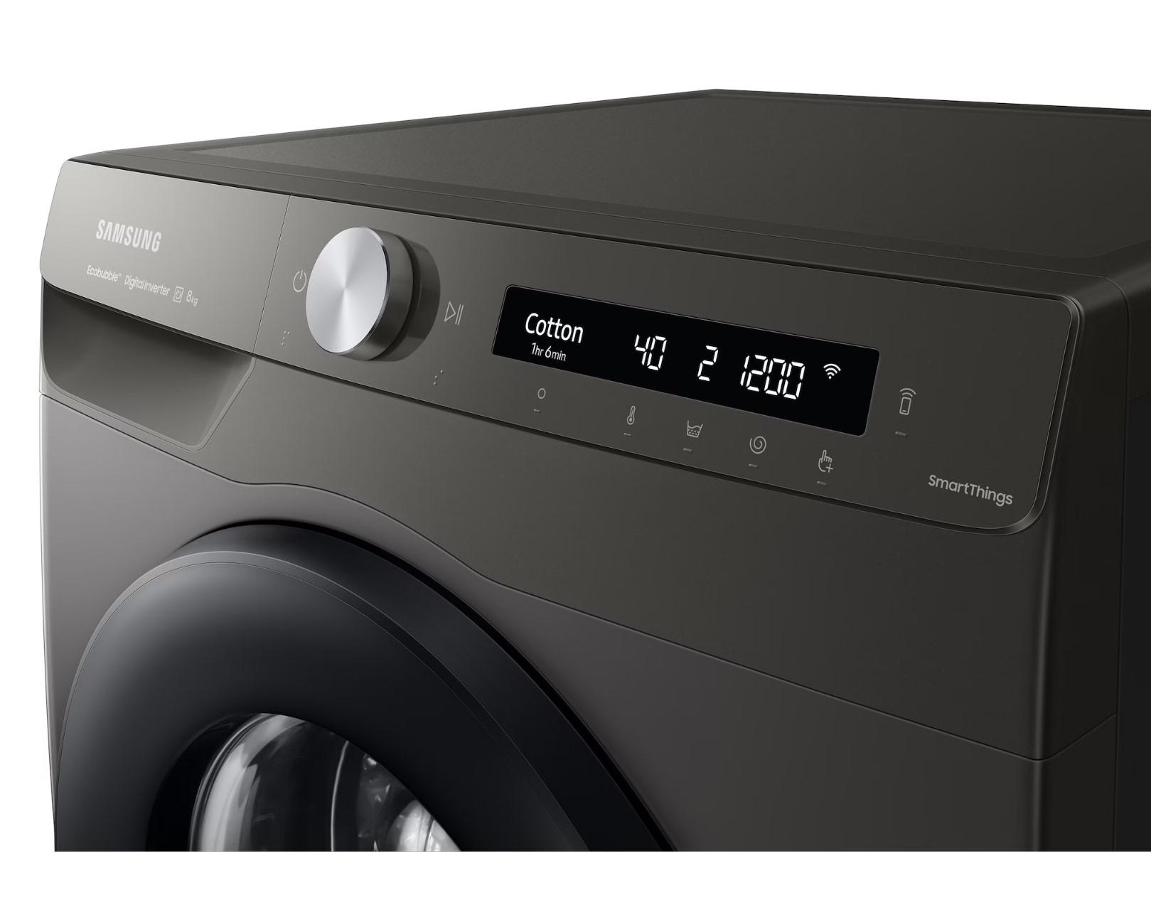Стиральная машина Samsung WW80AK6S24ANLT, 8 кг, графит - изображение 8