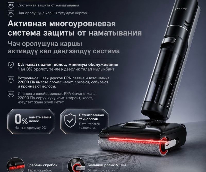 Моющий беспроводной пылесос Dreame T40 Max - изображение 4