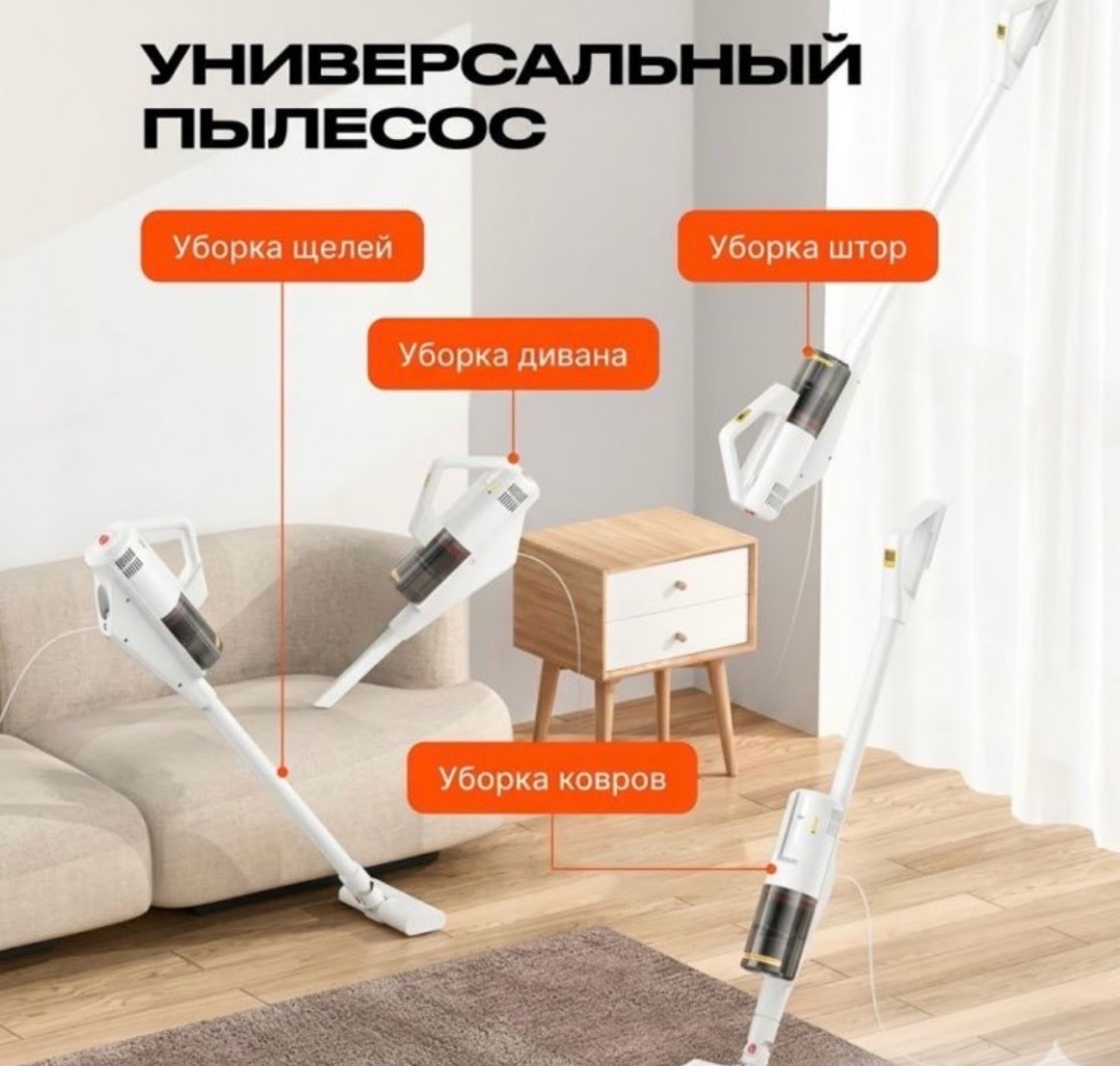 Ручной проводной пылесос Xiaomi Deerma Multipurpose Carrying Vacuum Cleaner DX888 - изображение 4