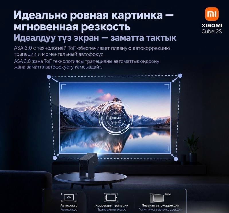 Проектор Xiaomi Wanbo Cube 2S Global - изображение 2