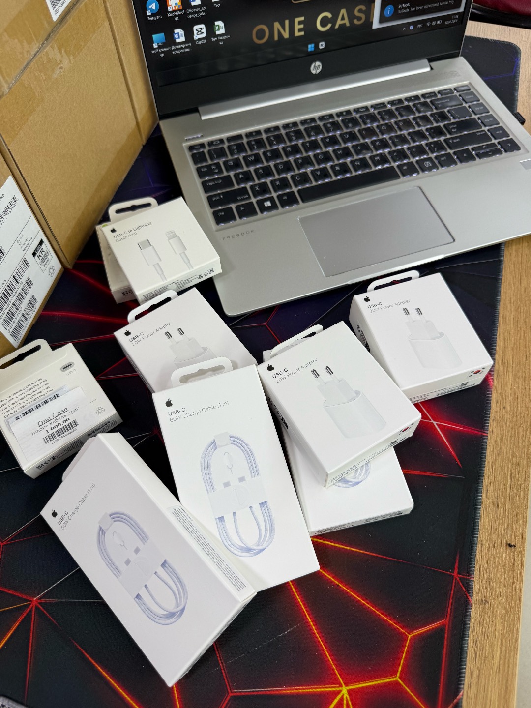 Apple оригинал Зарядное устройство (Комплект - изображение 2