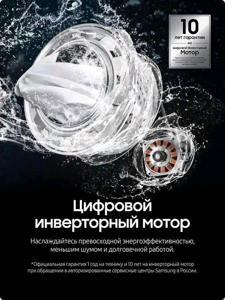 Cтиральная и сушильная машина Samsung WD18DB8995BZLD - изображение 9