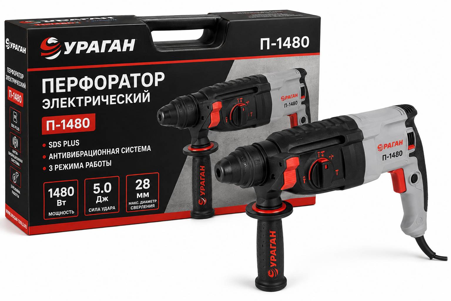 Перфоратор УРАГАН П-1480 - изображение 2