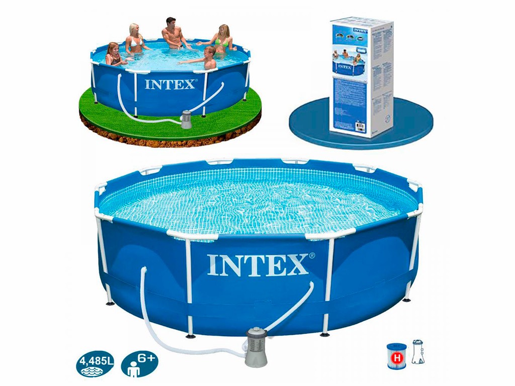 Каркасный бассейн Intex 28202 305*76 с фильтром - изображение 2