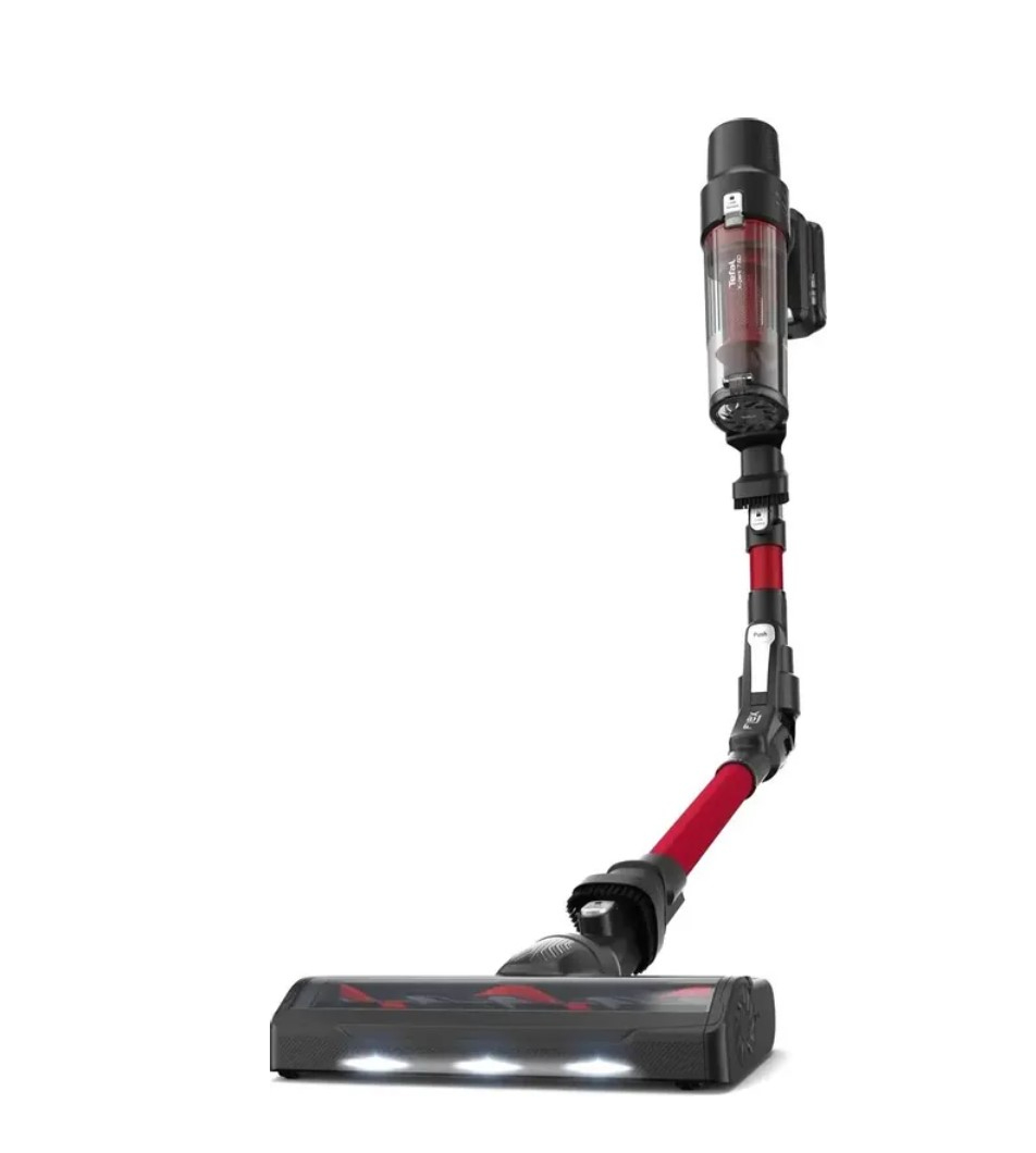 Беспроводной вертикальный пылесос TEFAL X-PERT 7.60 TY6A83WO Flex Animal, с подсветкой, красный - изображение 3