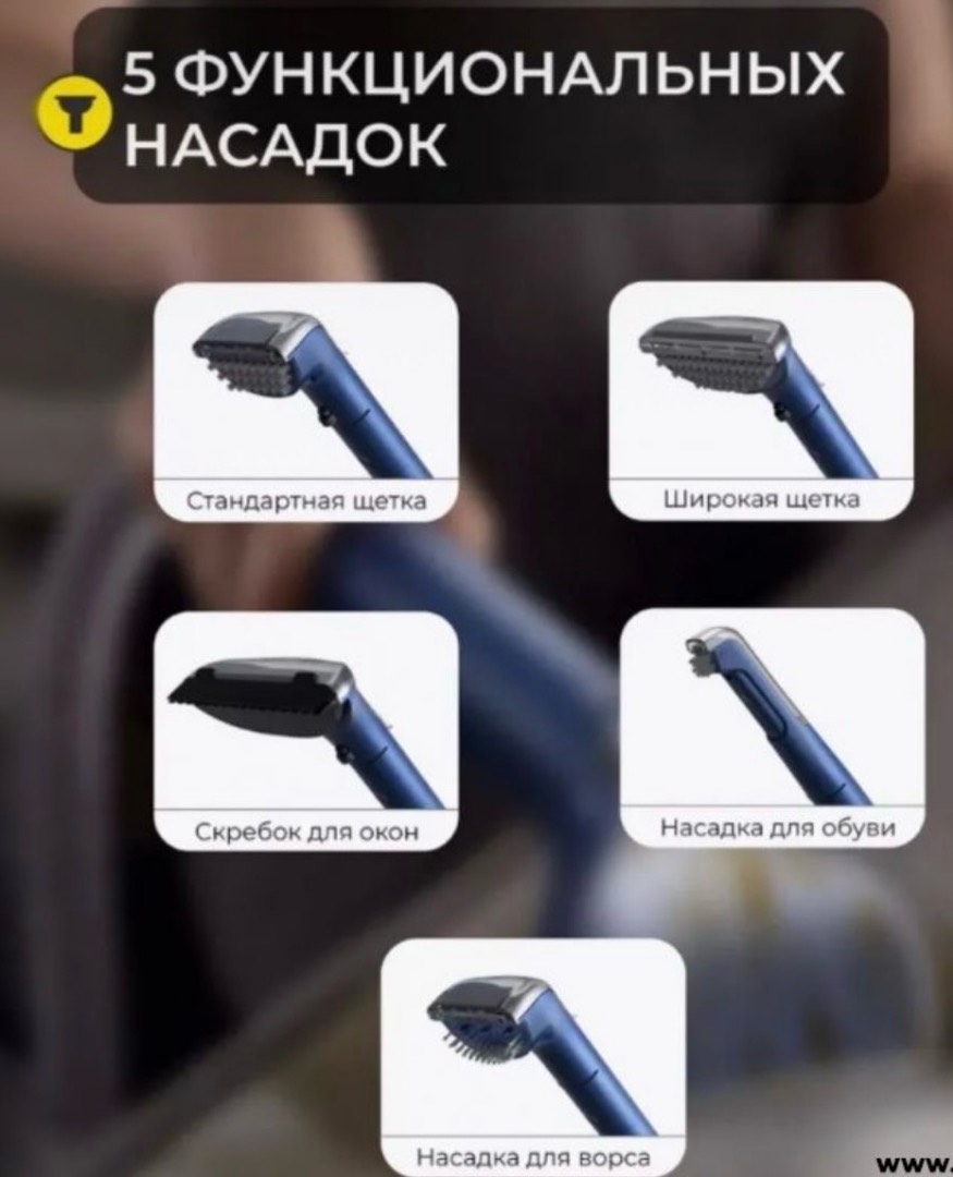 Моющий пылесос для мебели, ковров Xiaomi Deerma Suction Vacuum Cleaner BY200 - изображение 10