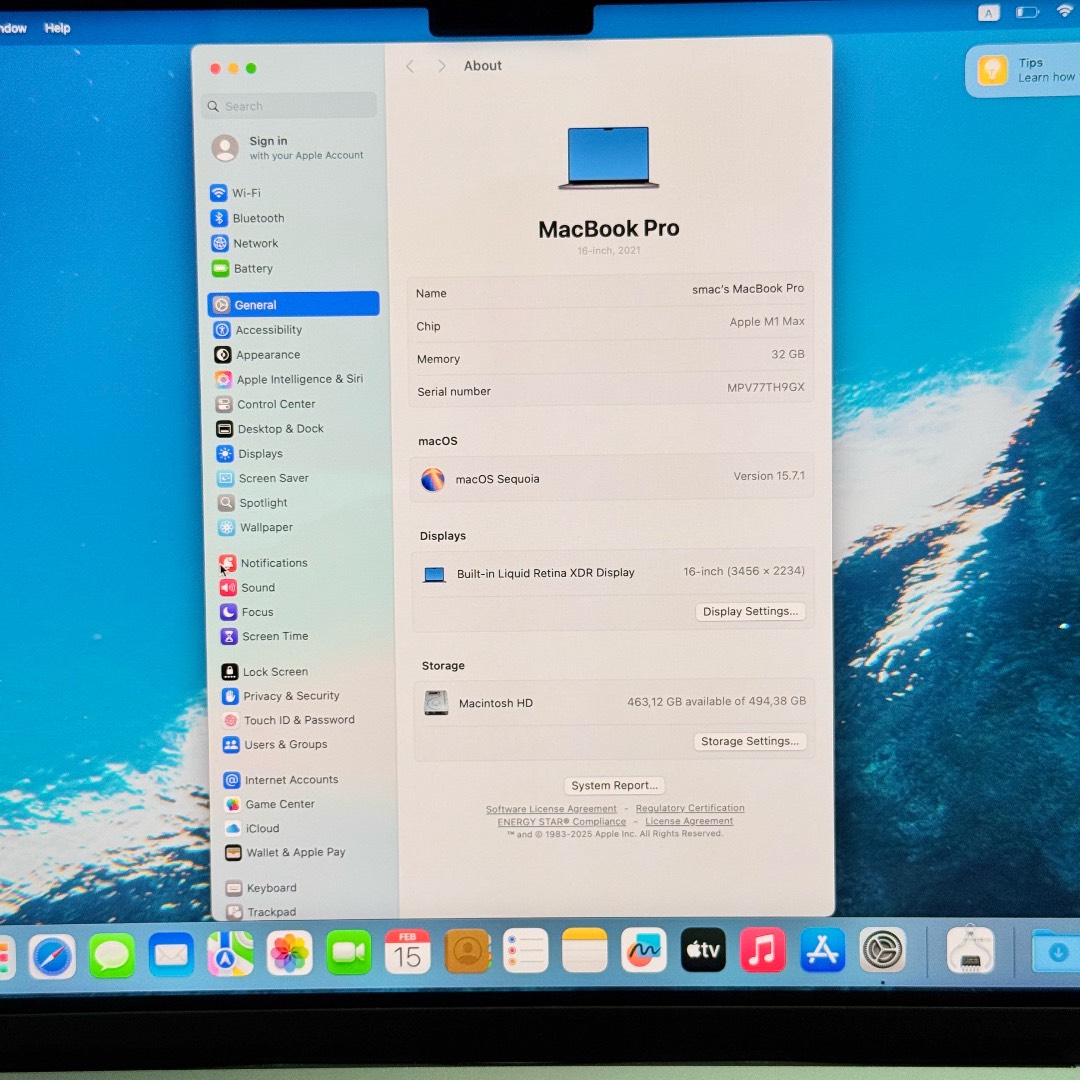 MacBook Pro 16” M1 Max 2021 - изображение 2