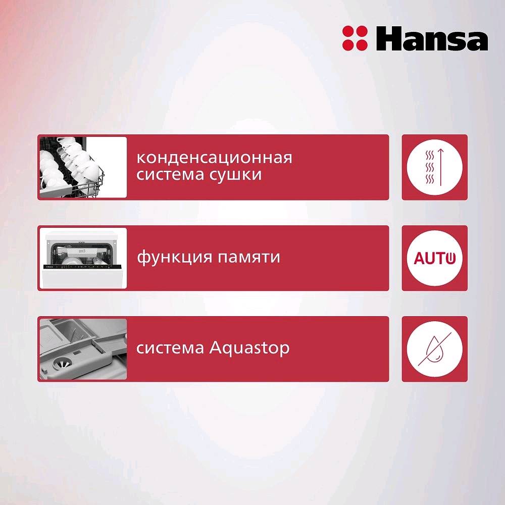 Встраиваемая посудомоечная машина Hansa ZIM646KH - изображение 3
