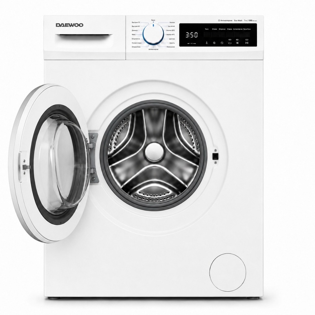 Стиральная машина DAEWOO WM710T2WU9KG (белый) - изображение 2