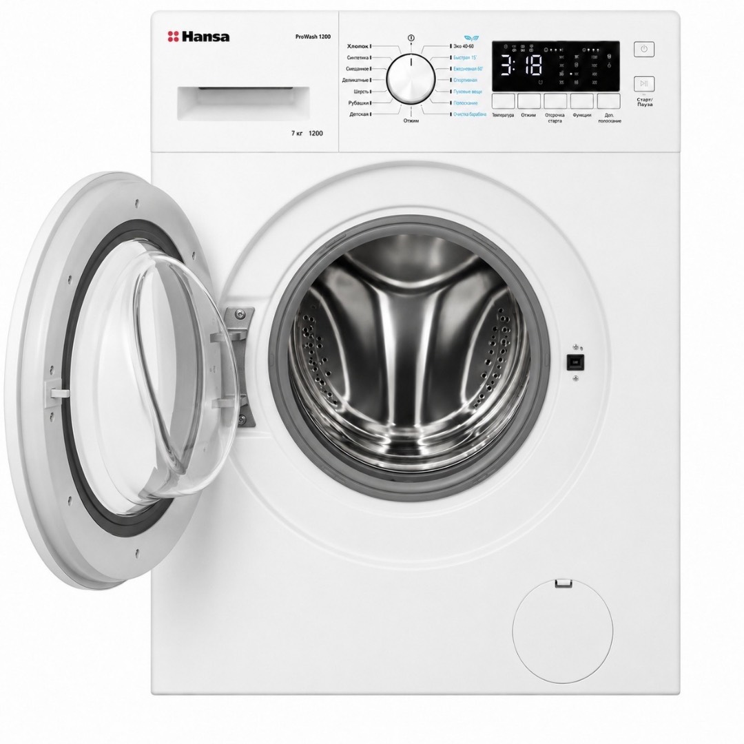 Стиральная машина HANSA WHN7121D4W (7кг/белый) - изображение 2