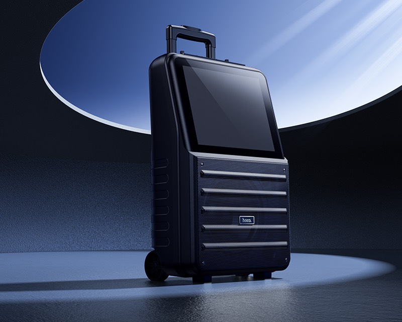 HOCO DS70 — мощная Bluetooth колонка с экраном и караоке - изображение 8