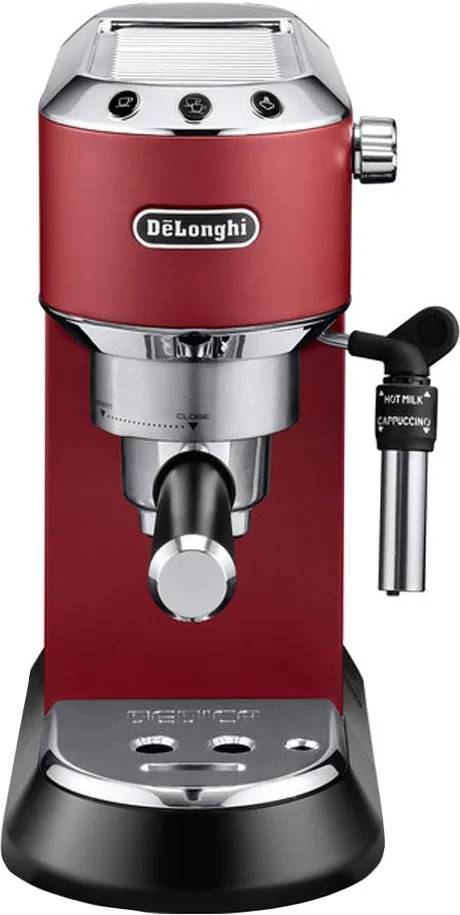 Кофеварка рожковая DeLonghi Dedica, EC685.R, красный - изображение 2